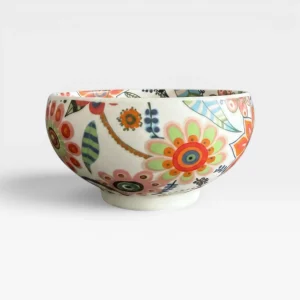 12cm Flower Print Bowl